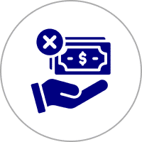 No cash payment symbol.